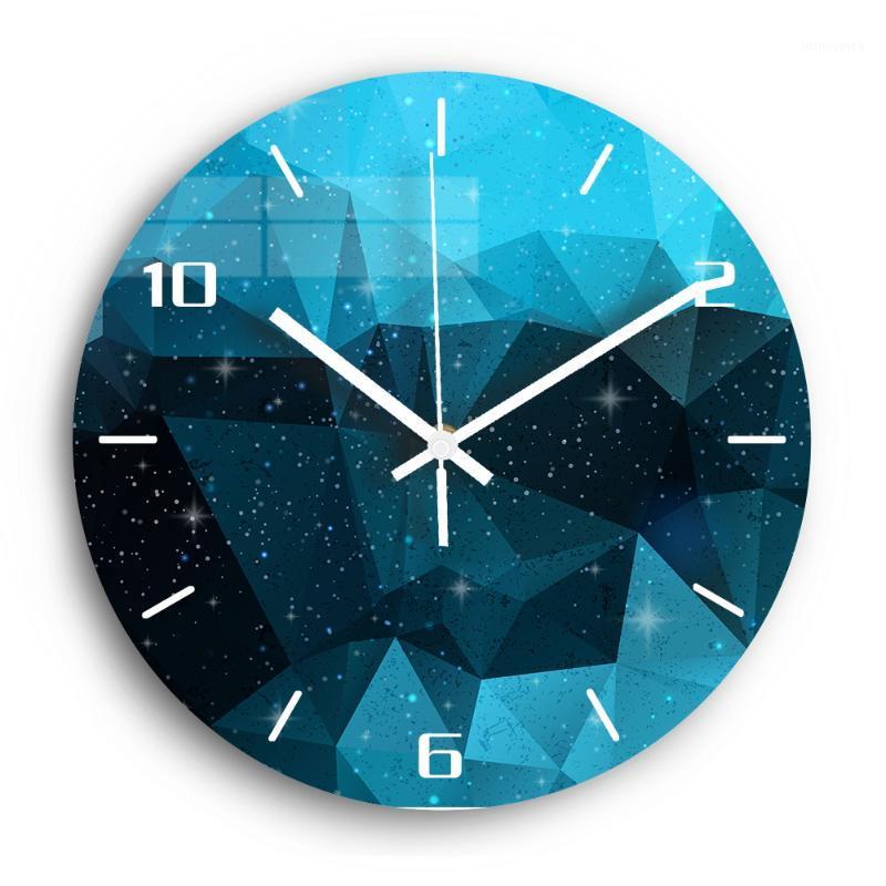 

Starry Sky Decorative Digital Wall Clock Mute Clockwork Acrylic 3D DIY Wall Clock Modern Design for Kitchen Watch Home Decor1