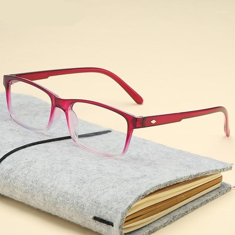 

Fashion Women Plastic Reading Glasses Men Vintage Square Presbyopic Prescription Eye Reading Glasses +1.0 2.0 3.01