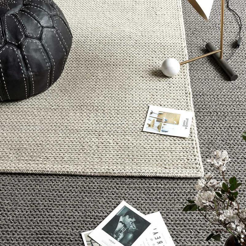 

Northern Europe Concise Japanese Plain Wool Manual Weave Modern A Living Room Sofa Table Carpetgc193kilyg401, Multi