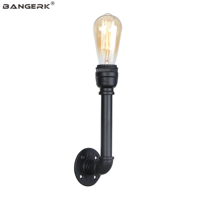 

Industrial Water Pipe Decor Wall Lamp Loft Style Vintage Edison Bulb Lamps LED E27 Sconce Wall Lights Home Lighting Fixtures