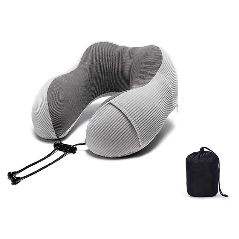 

U-shaped Memory Foam Neck Pillow Soft And Slow Rebound Car Space Travel Nap Pillow Neck Cervical