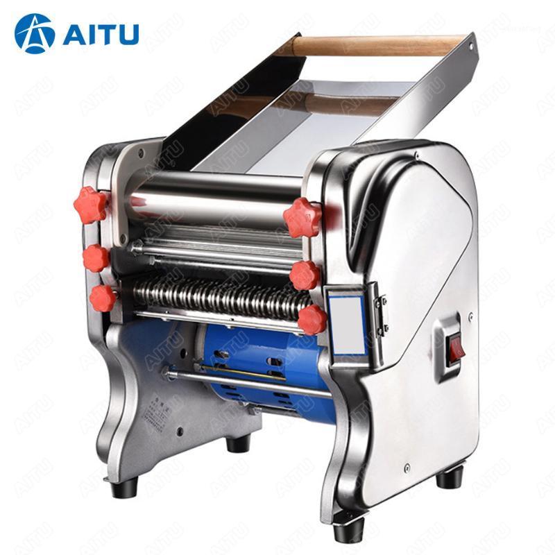 

FKM240 550W/750W 220V/110V Stainless Steel Commercial Electric Noodle Making Pasta Maker Dough Roller Noodle Cutting Machine1