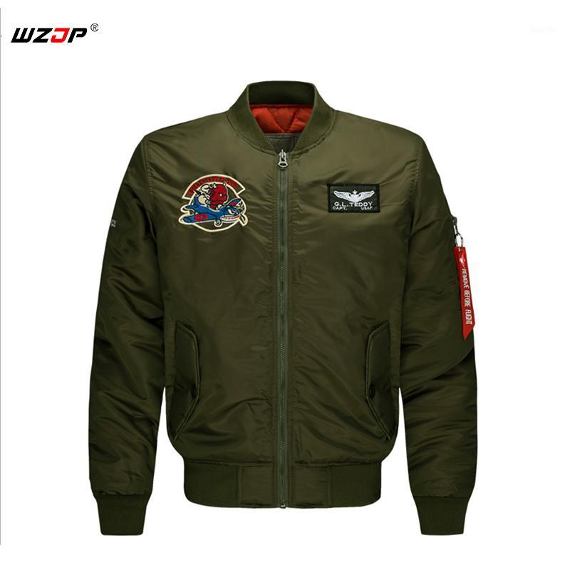 

WZJP Winter Outdoor Men's Zipper Jackets V-Neck Waterproof Warm Men Casual Jacket Plus Size -6XL1, Blue