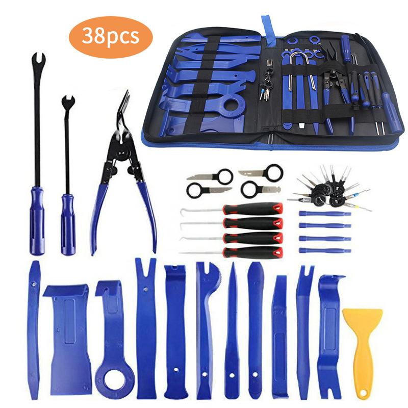 

Hand Tool Kit Pry Disassembly Tool Interior Door Clip Panel Trim Dashboard Removal Auto Car Opening Repair Set