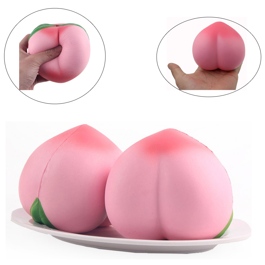 

Free Colorful Peach Cute Slow Rising Peach Queeze Peach Squishy Kawaii Squishies Toys Bread Kid Shipping Jblot