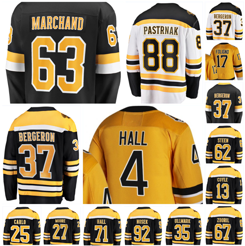 

2022 Boston David Pastrnak Hockey Jersey Brad Marchand Patrice Bergeron Taylor Hall Tomas Nosek Charlie Coyle Zboril BOS Custom Stitched Men Women Youth Jerseys, Colour 17