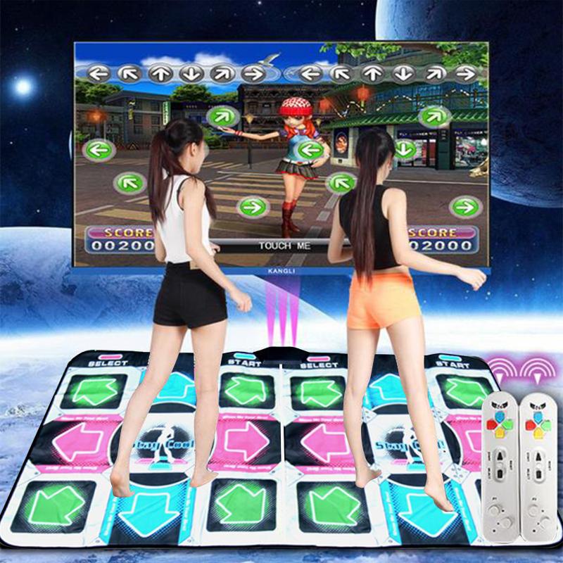 

Dancing Mat Non-slip Dance Step Single Dance Mat Dancer Exercise Blanket Child Parent-child Interactive Game Yoga Game Mats