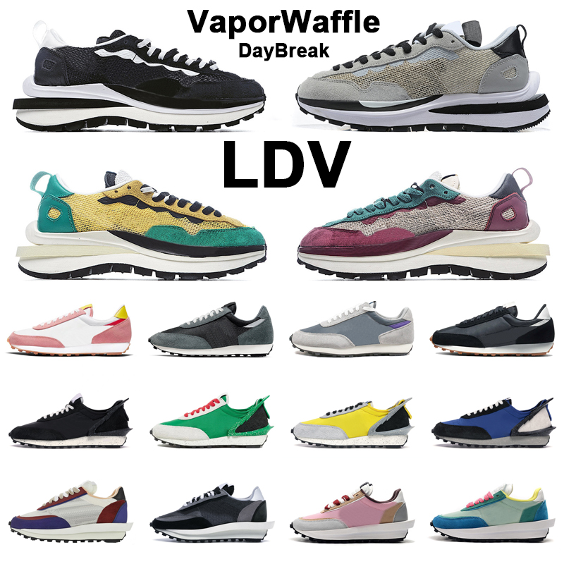 

VaporWaffle LDV Waffle daybreak running shoes Undercover Nylon Black White Green Gusto Pine Green Silver mens women trainer sports sneaker, 36-45 item #1