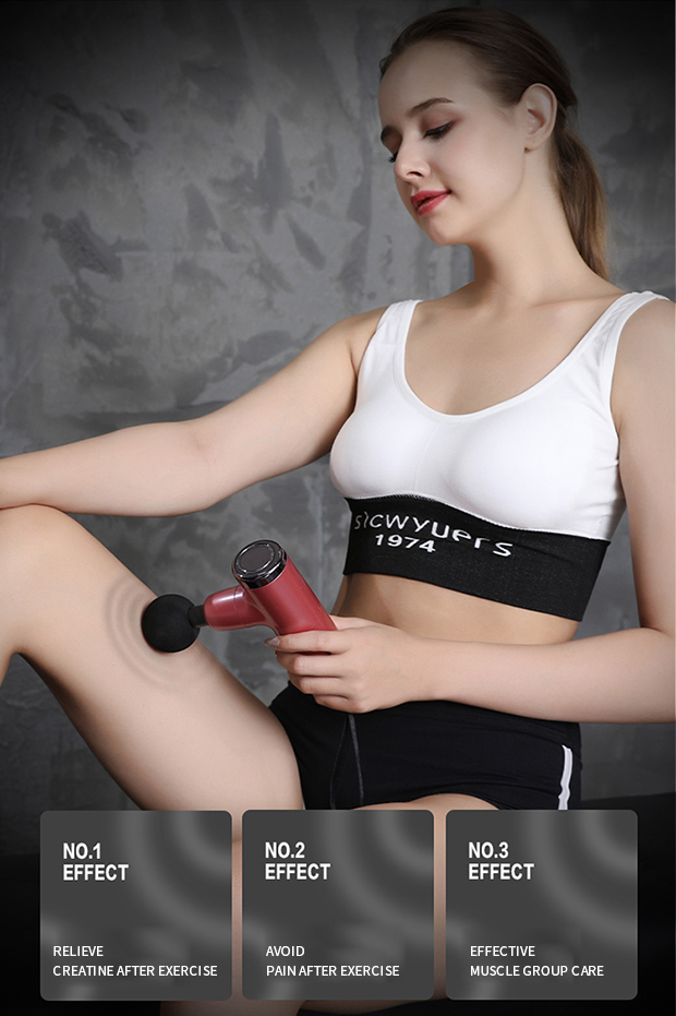 Nouveau design multifonctionnel portable sans bruit Ultra Thérapie Massage Pistolet USB Mini Muscle Massager Pistolet Fast Livraison Gratuite DHL