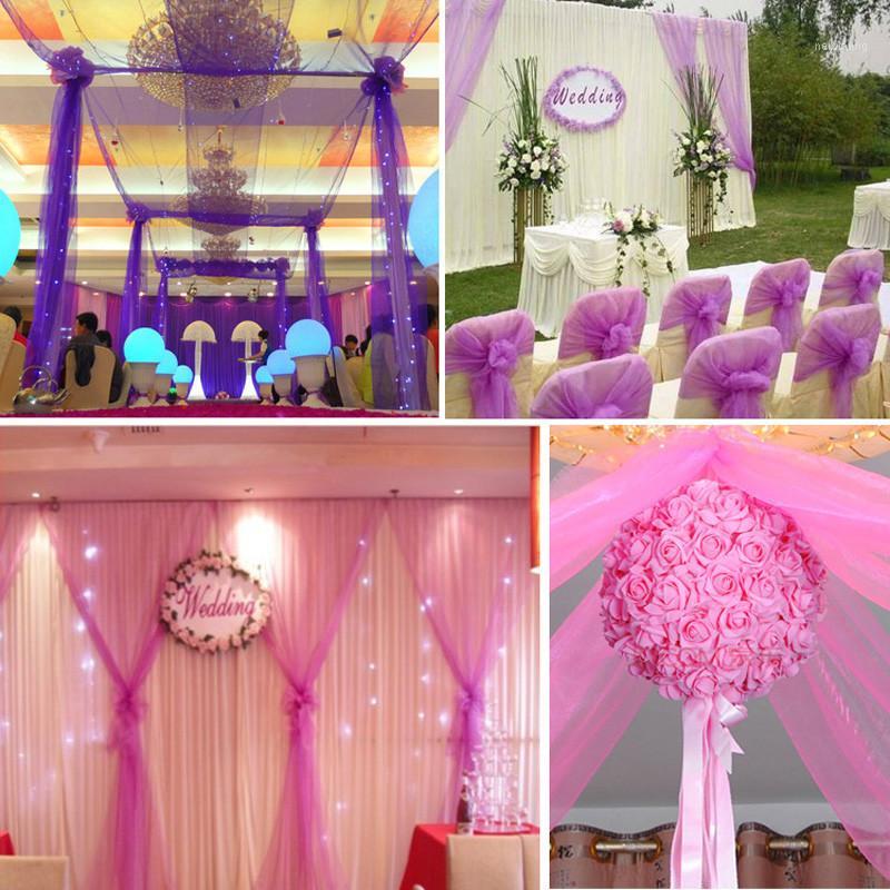 

Colorful 0.48M*5M tulle curtainsTulle Roll Fabric For Wedding Party Decoration Or New Year Decoration Organza 8ZSH0151, Light pink