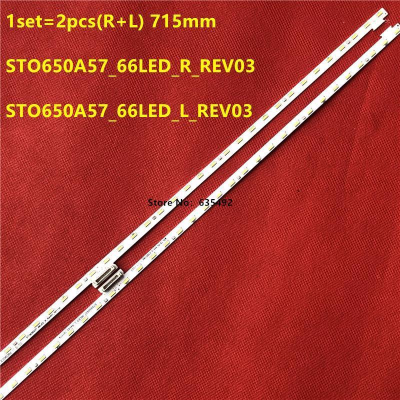 

New 1set=2pcs 715mm for So ny XBR-65X850E STO650A57_66LED_R L_REV03_161114 JP-394V-0 306084 056380310061R721 760.0260A.00041