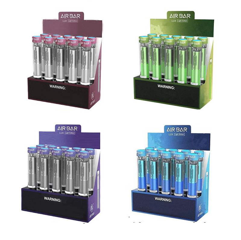 

Air Bar Lux Disposable Vape Pen Pods Device 1000+ Puffs 2.7ml Cartridges Pods 500mah Battery Pre-filled E-cig Vapes