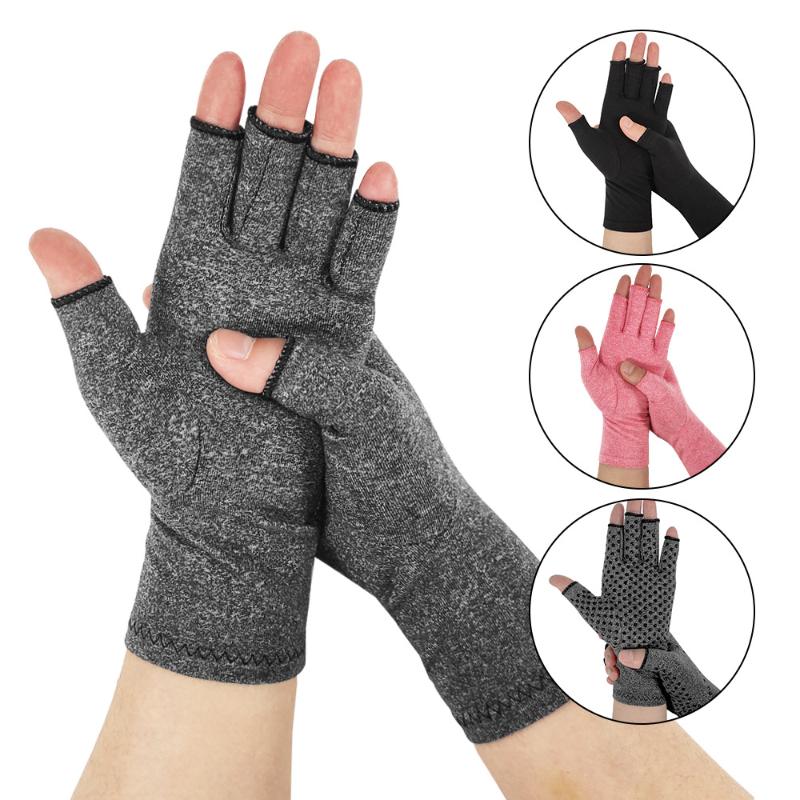 

Wrist Support Hand Arthritis Joint Pain Relief Wrist Brace Exercise Weight Lifting Gloves Training Skid Sport Fitness Gloves, One size