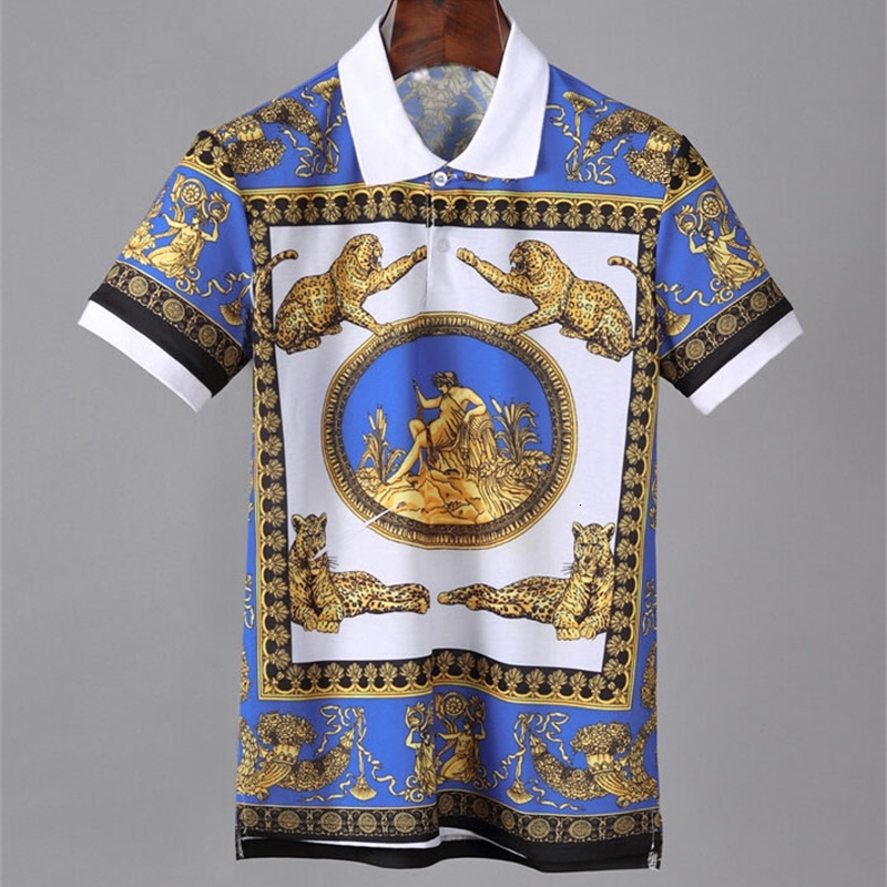 

2021 New Men Polo Shirts Business Men's Clothing Embroidery Homme Top Quality Cdc2, As picture shown