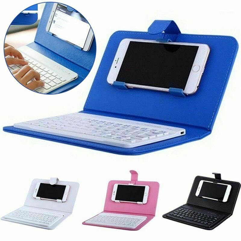 

Mini Portable Wireless Bluetooth Keyboard With Leather Case For Smartphone1