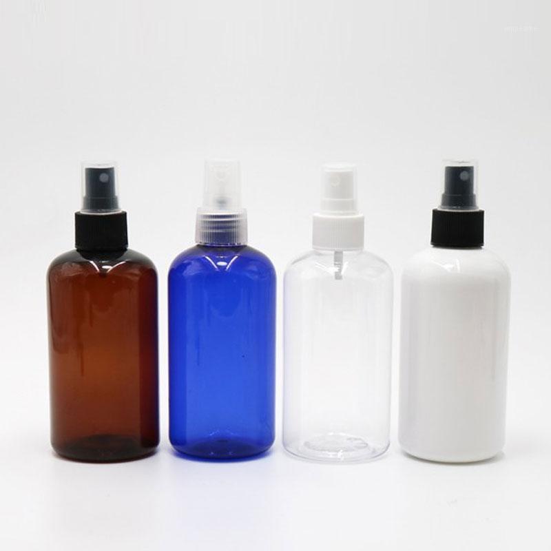

Plastic Spray Atomiser Bottle 250ml Refillable Empty Round Bottles Mist Spray Pump Atomizer For Cosmetic Packaging 24pc/lot1