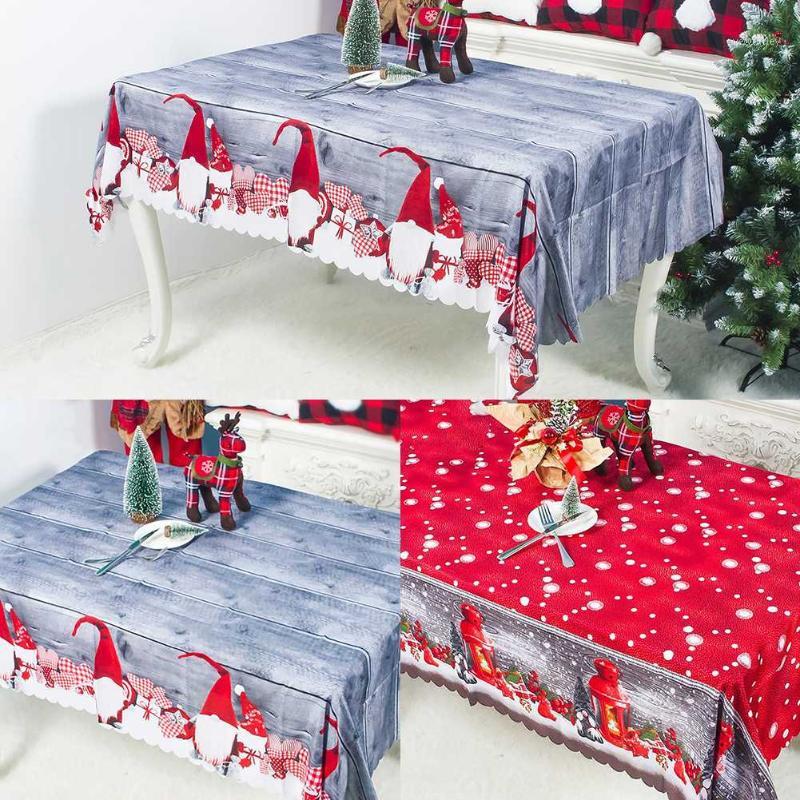 

Christmas Tablecloth Rectangular Table Cover Wedding Home Party Decoration Polyester Christmas Festive Diningt Table Cloth Home1