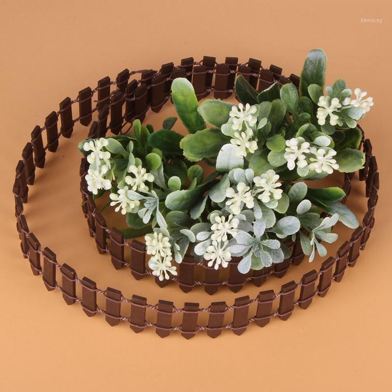 

100cm Small Wood Fencing Fairy Garden Micro Dollhouse Gates Decor Home Decoration Mini Craft Micro Landscaping DIY Accessories1