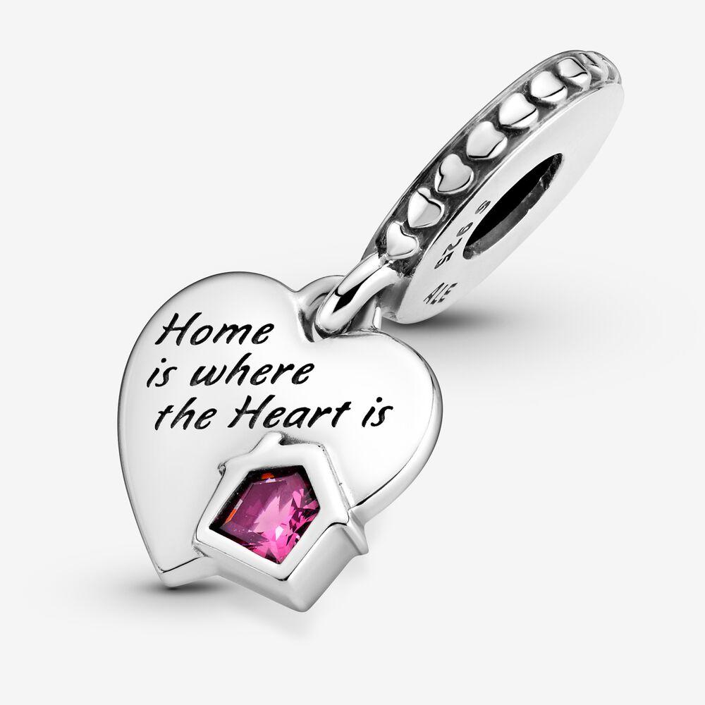 

Factory wholesale 925 Sterling Silver Love My Home Heart Dangle Bead Fits European Style Charm Beads Bracelets