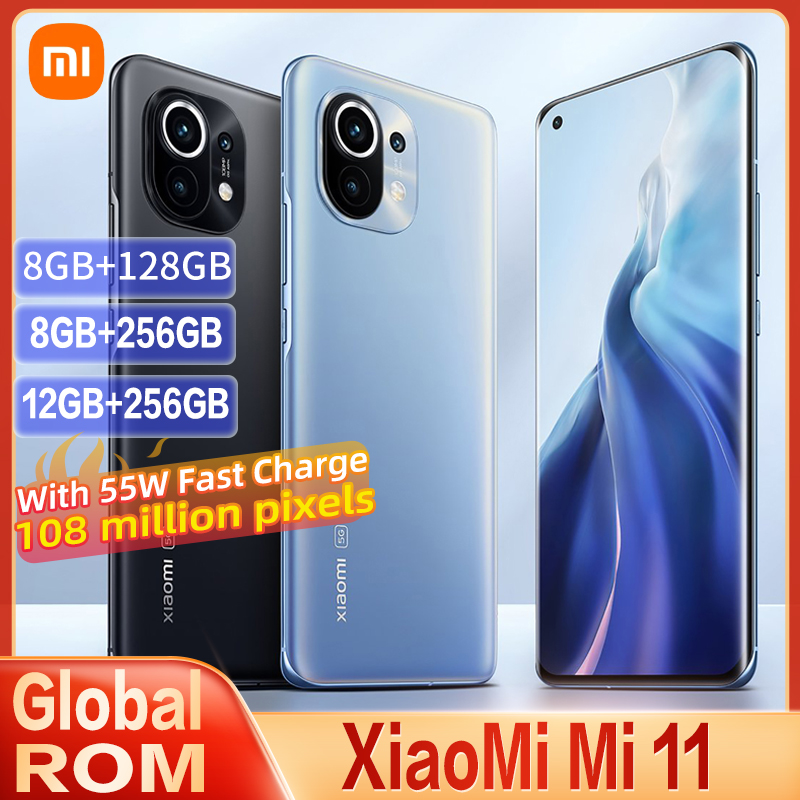

Xiaomi Mi 11 5G 8+128 Smartphone Snapdragon 888 CPU 108MP Camera 55W Fast Charge 120HZ Refresh Display 4600mAh NFC