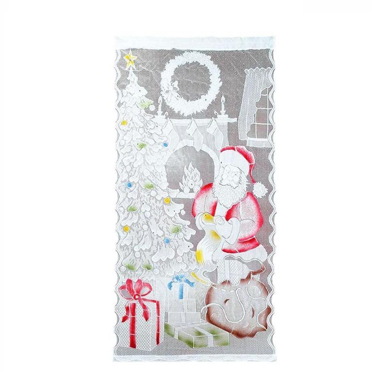 

Christmas Curtains Santa Clause Printing Reindeer Printed Curtain Home Living Decorative For Bedroom Kids Hotel Room Curtai L9Y1