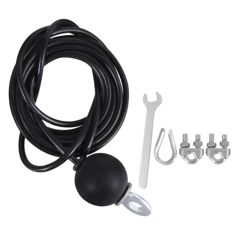 

1 Set 3 Meters DIY Fitness Wire Rope Adjustable Gym Cable Heavy Duty Steel Rope
