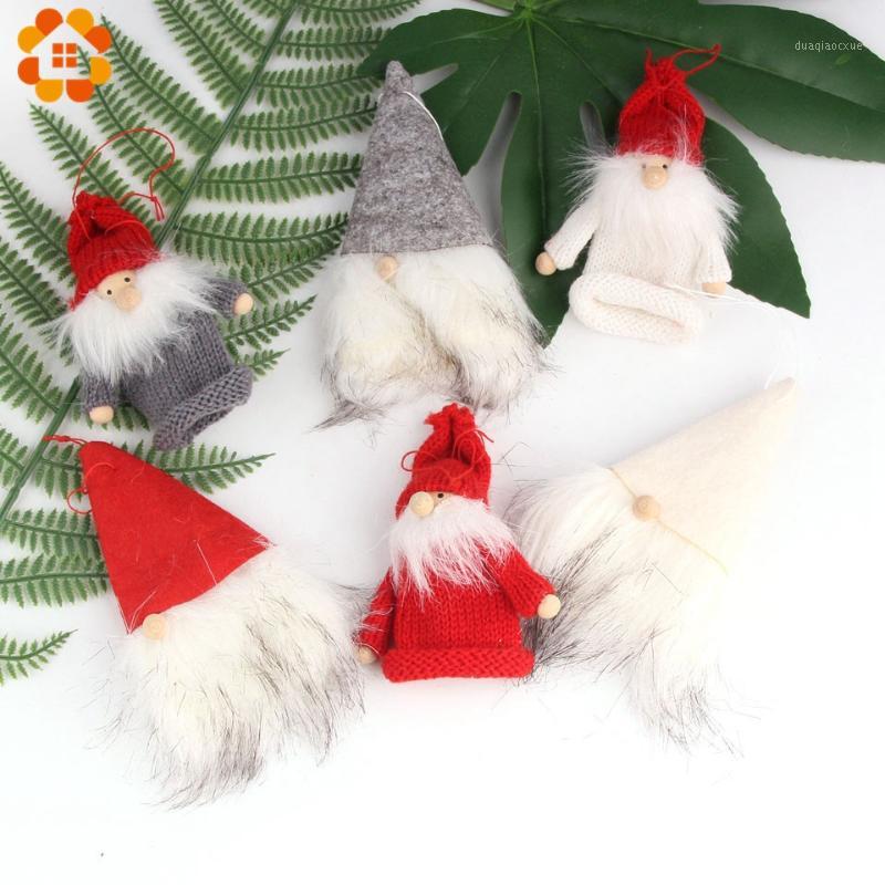 

1PC Cute Christmas Santa Claus Doll Pendant Ornaments For Home Christmas Party Xmas Tree Ornaments Kids Gifts Decorations1