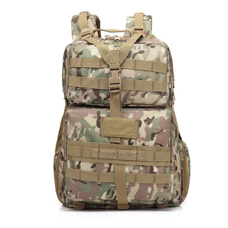 

BL068 3P 45L Outdoor Marching Knapsack Tactical Backpack CP Camouflage, As pic