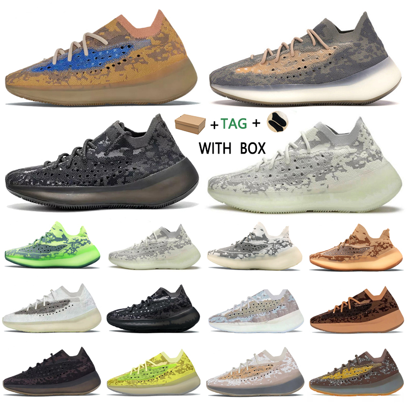 

Top Quality ADDS kanye West 380 Shoes Pepper Blue Oat Alien Mist 3M Reflective Azure yeezy Running Clay Lmnt Triple Black Mens Womens Outdoors Sneakers, Box