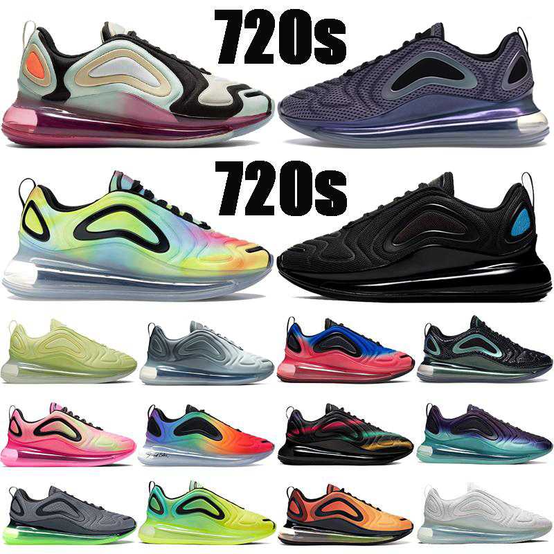 

2020 triple white Platinum 720s mens running shoes Pistachio Frost women be true sunrise total eclipse Hiking cushion sneakers 72c Chaussure, 49 pink blast atomic green