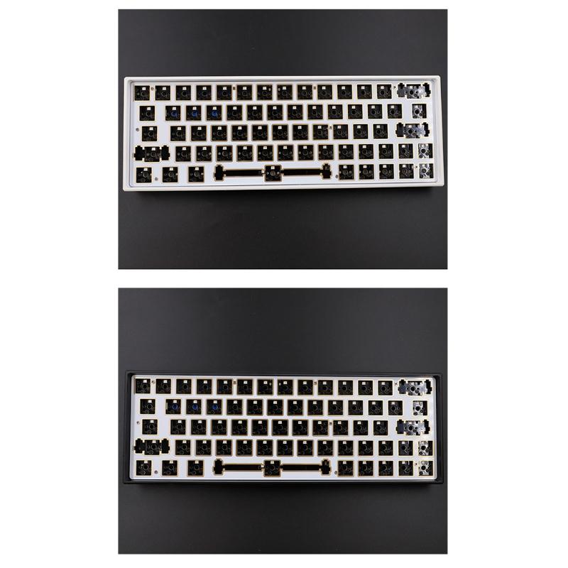 

NP641 Wireless/Wired/Bluetooth Three Modes RGB Hot Swap Programmable PCB Plate Cherry MX Mechanical Keyboard DIY kit