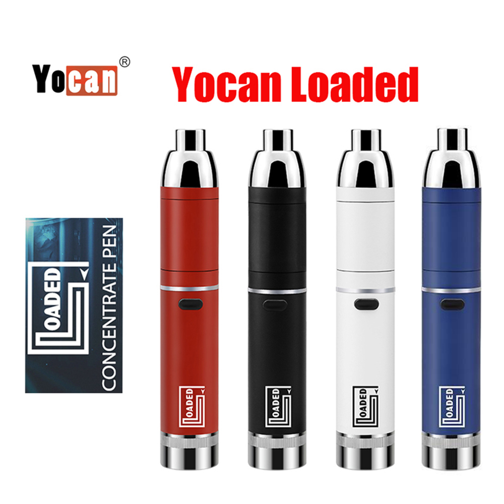 

100% Original Yocan Loaded tarter Kits 1400mah Battery QUAD QDC Coli Available With Extendable Mouthpiece Vaporizer Dry Herb Pen
