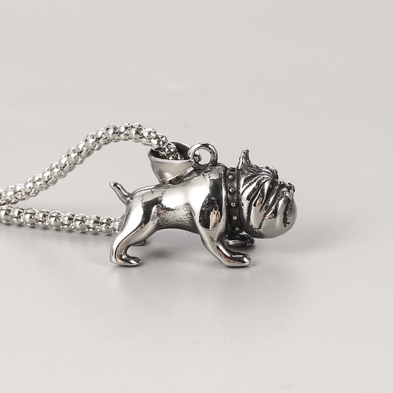 

3D Animal Series Dog Model Pendant Necklace Trendy Shar Pei Zinc Alloy Necklace Fashion Jewelry Accessories For Men Women
