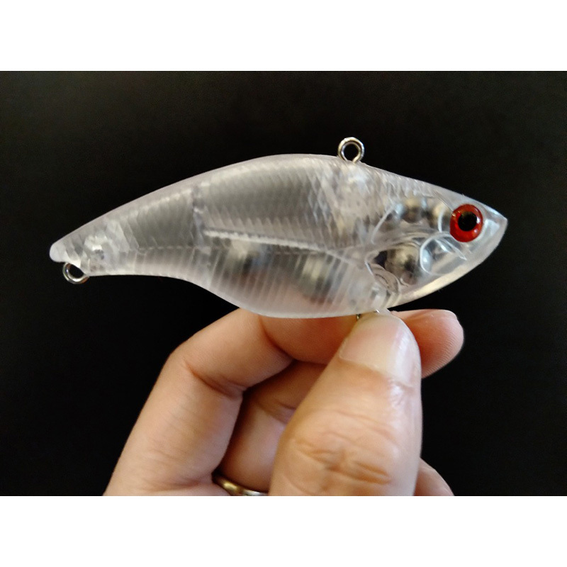 

GYFISHING 20 Pcs Unpainted Fishing Lipless VIB Fast Sinking Blanks Hard Baits Traps Lures Body 201104