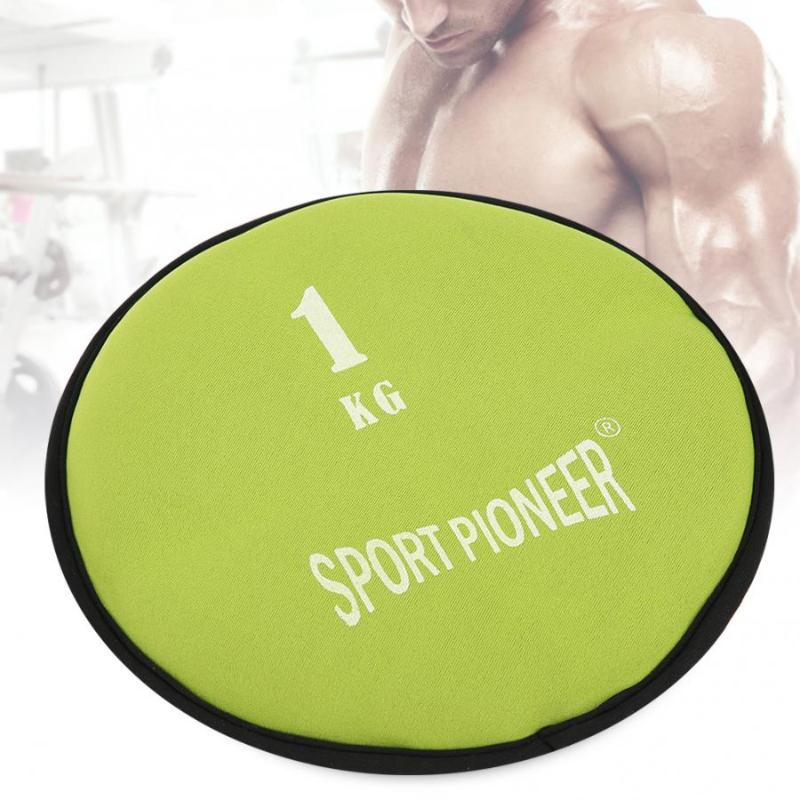 

1kg Multifunctional Fitness Sandbag Disc Sports Body Shaping Workout Indoor Sports Training Weighted Sandbag Soft Dumbbell Pad