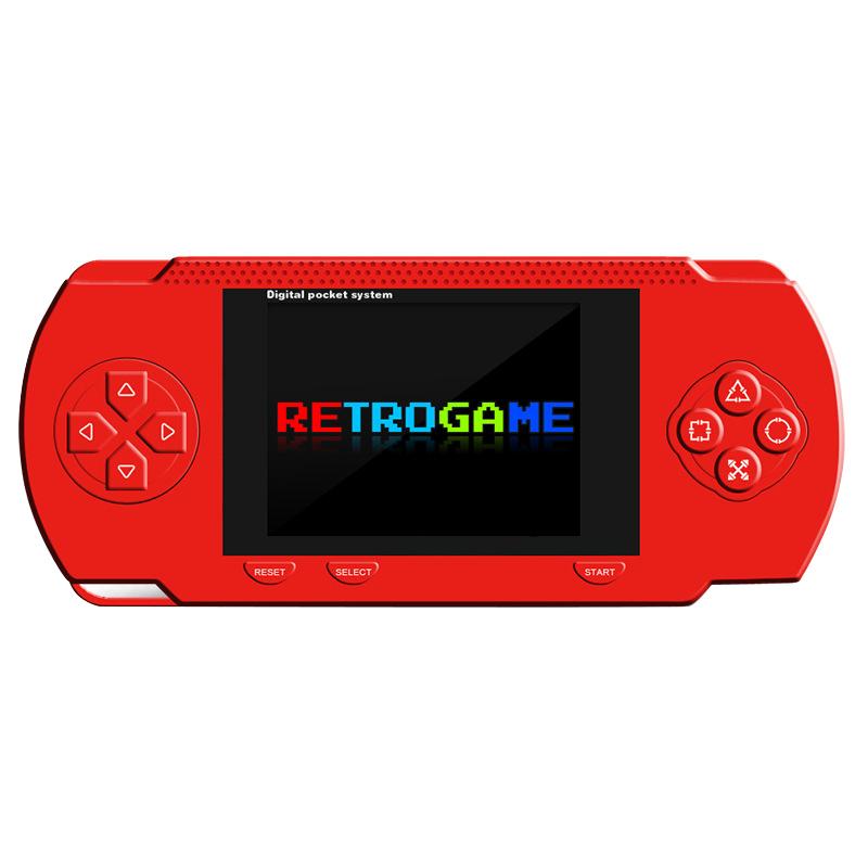 

Handheld Game Games Console 132's of Games Portable Christmas Santa Gift Red