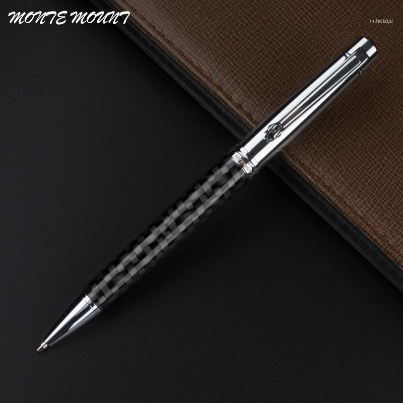 

MONTE MOUNT pen carbon fiber pen material crystal writing gel Roller Ball Ballpoint For Business school11