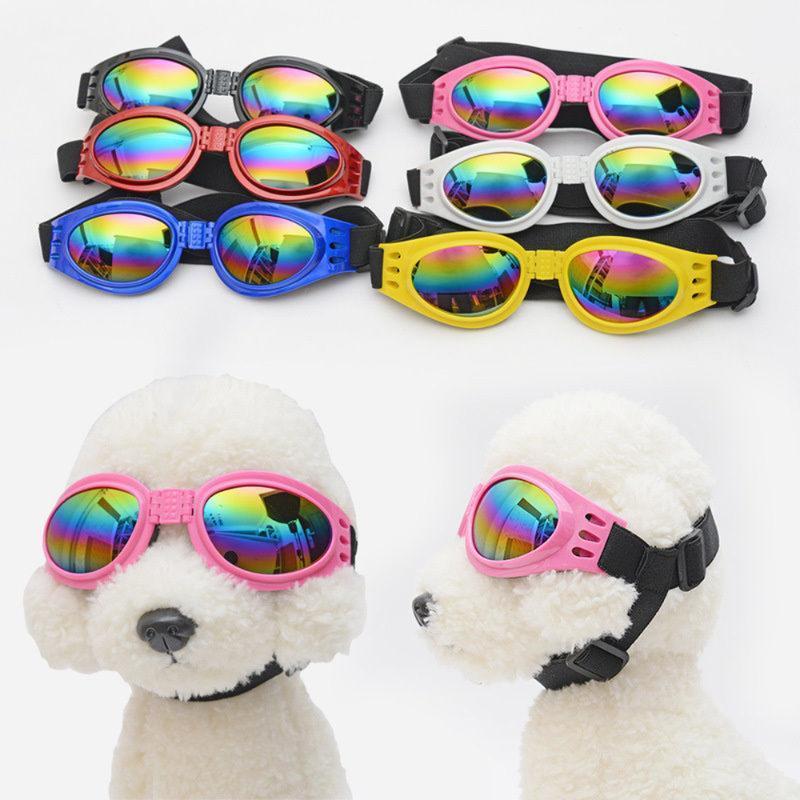 

1 pair SMALL PET DOG Goggles Doggles ILS SUNGLASSES UV Eye Protection1