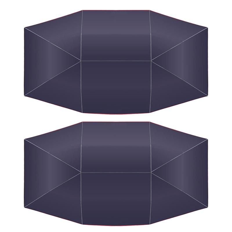 

Car Sunshade 2X 4.5X2. Outdoor Vehicle Tent Umbrella Sun Shade Cover Oxford Cloth Polyester Covers Without Bracket Blue