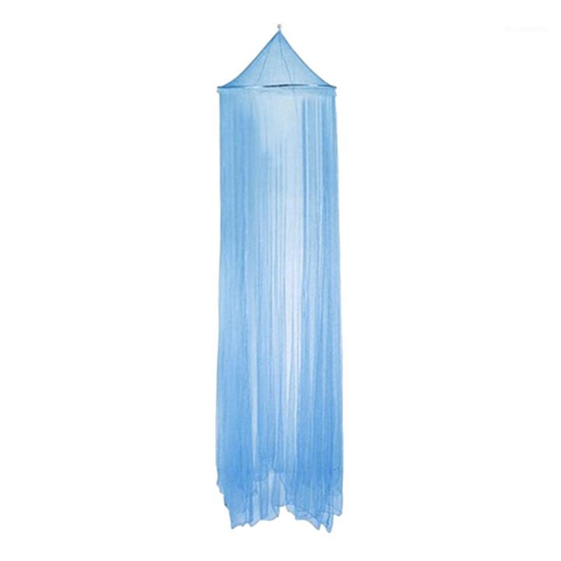 

Elegant Round Lace Insect Bed Canopy Netting Curtain Dome Mosquito Net,Blue1
