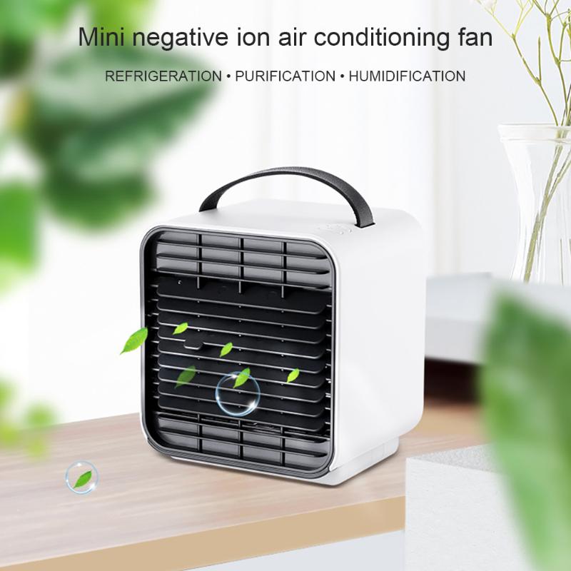 

Creative Mini Fan Air Purification And Humidification Fan Cooler Cooling Portable Super Mute Cooler For Office Cool Fans Home