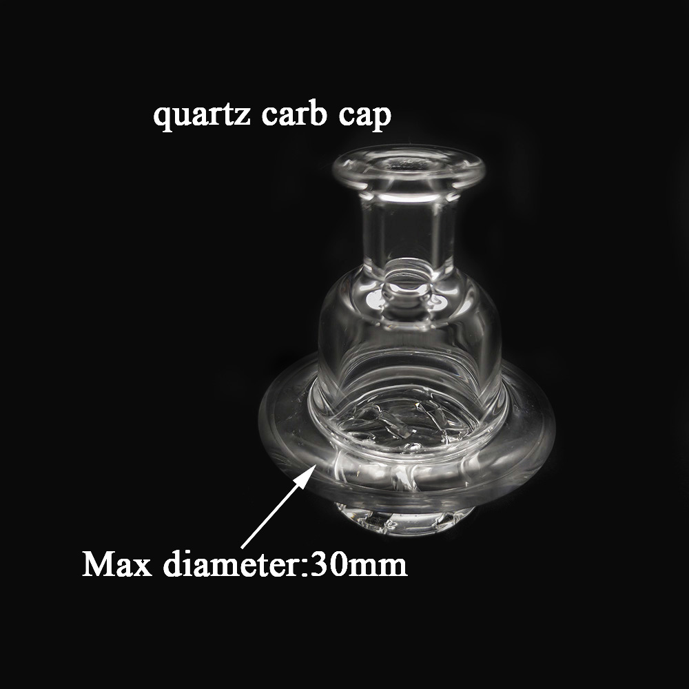 

30mm Diameter Quarz Carb Cap Quartz Cyclone Riptide Carb Cap with airflow hole Spinner carb For Quartz Banger terp pearls Bubbler