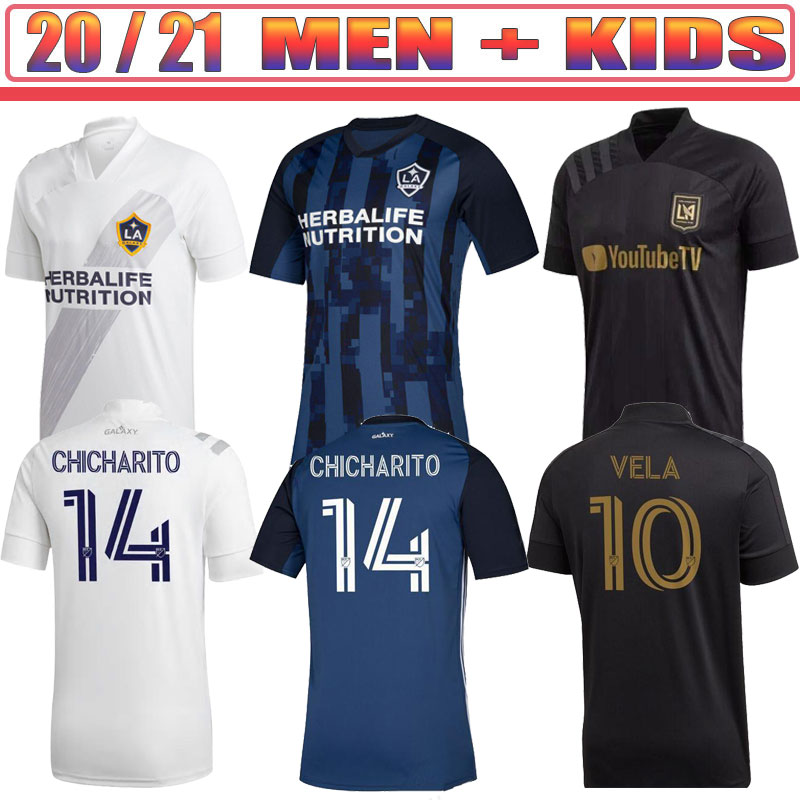 

Thailand LA GALAXY soccer jersey 2021 CHICHARITO 14 LOS ANGELES J.DOS SANTOS HERNANDEZ 20 21 pavon KAMARA football shirt 999, Black;yellow