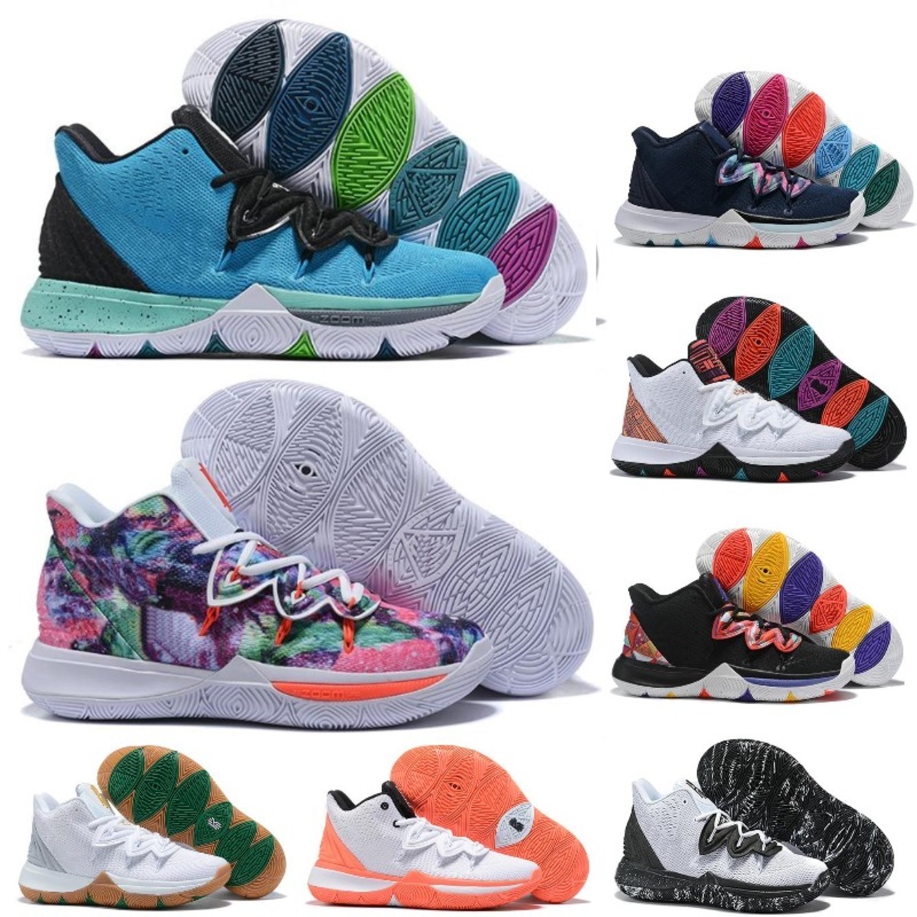 

Newest Irving Limited 5 Boots Shoes For Men Black Magic Kyrie 5s Chaussures de basket B ball Mens Trainers Sneakers 7-12
