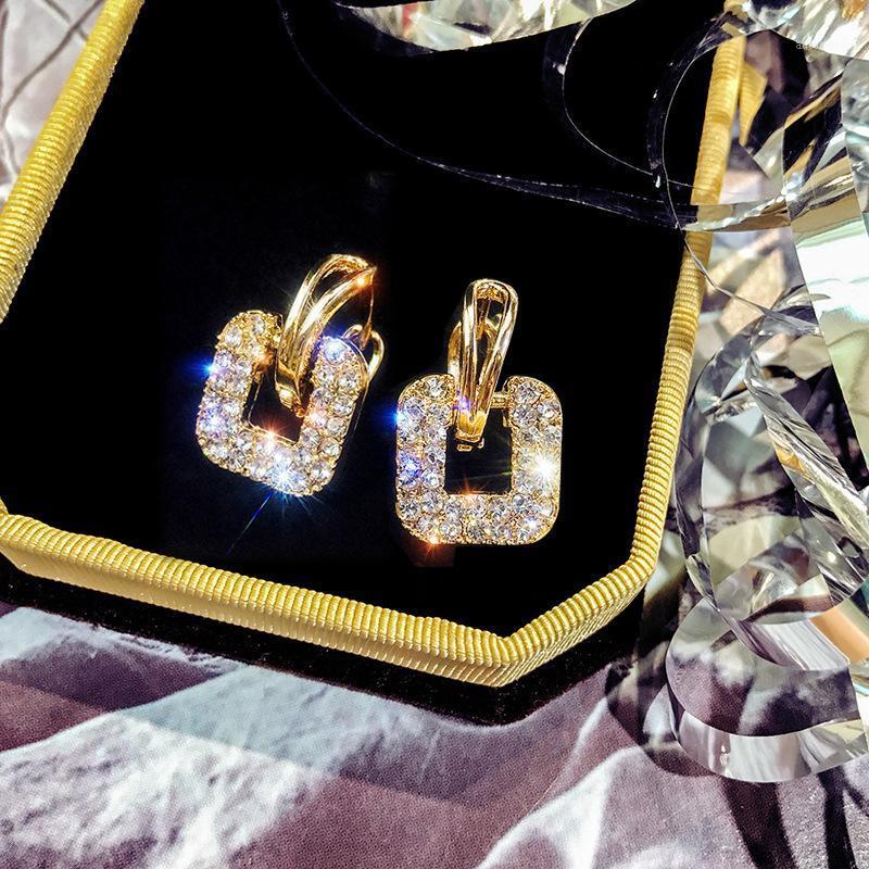 

Jewelry buckle earrings 2020 new trendy handsome Korean temperament wild fashion personality exquisite Fashion Stud Earrings1