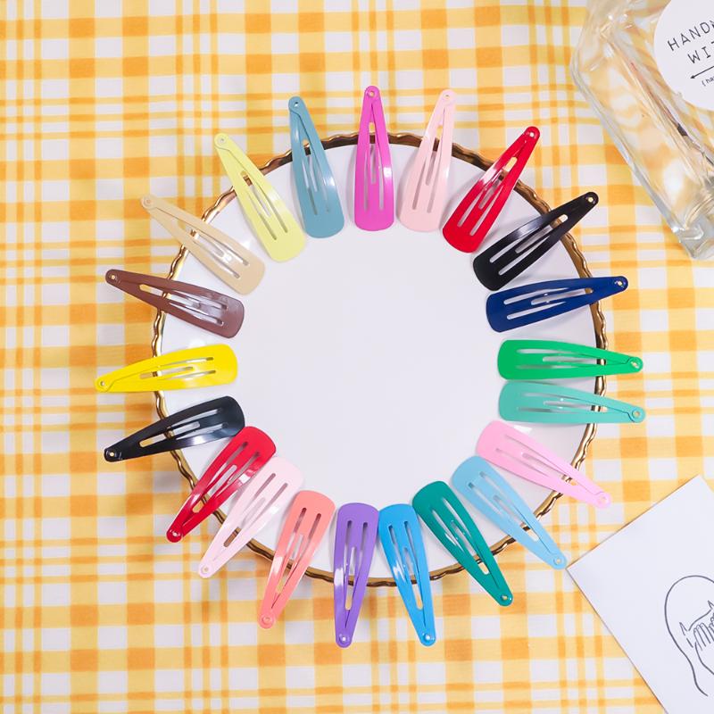 

2021 New Korean Girly Metal Candy Color Hair Clips 5CM BB Clips Girls Hairpins Hair Clip Kids Headwear Children Accessories, Purple-02