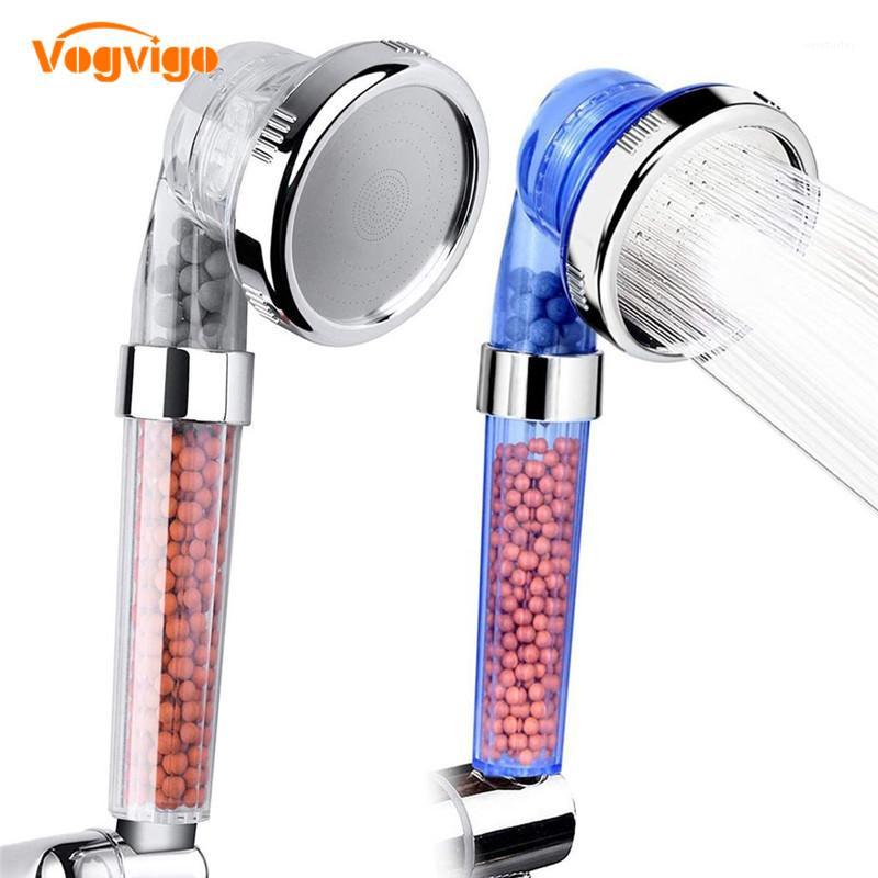 

VOGVIGO 3 Mode High Pressure Mineral Beads Shower Head Handheld Negative Ion Filter Top for Bathroom Accessories Sets1