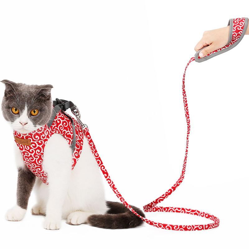 

New Pet Dog Harness and Leash Set for Small Medium Dogs Cat Harnesses Vest Puppy Chest Strap Pet accessories