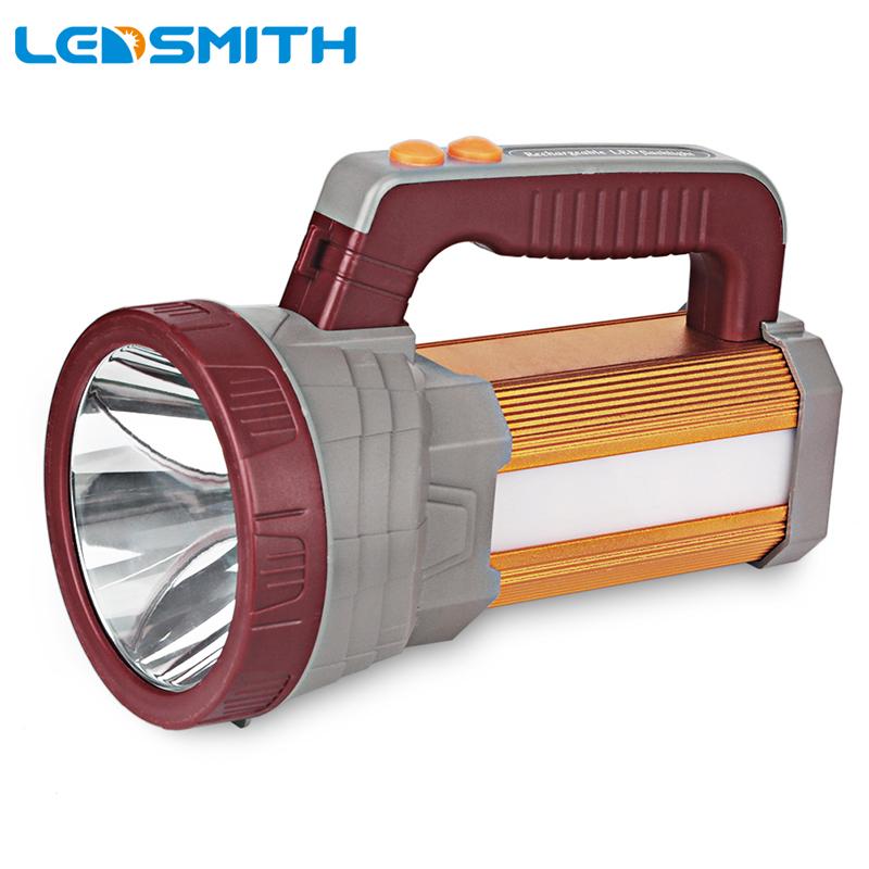 

LEDSNITH Super Bright LED Portable Handheld Camping Searchlight 15600mAh Torch Light Long Shots Lamp Fishing Hiking