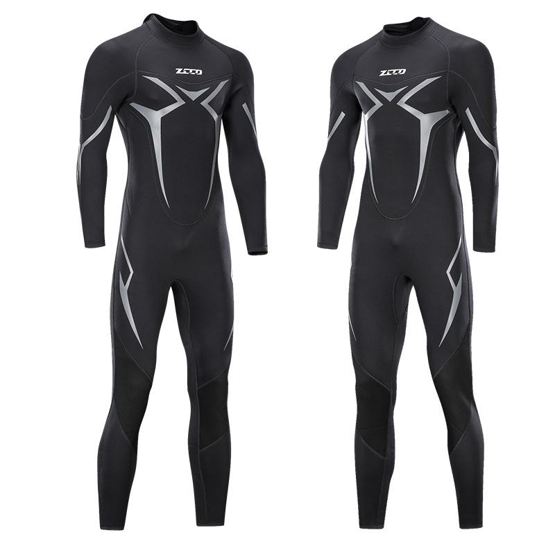 

4xl 3xl Mens Diving Suit One-piece 3mm Wetsuit men Jump Suits Wet Suit for Cold Water Swimming Diving Surfing Winter swimsuit